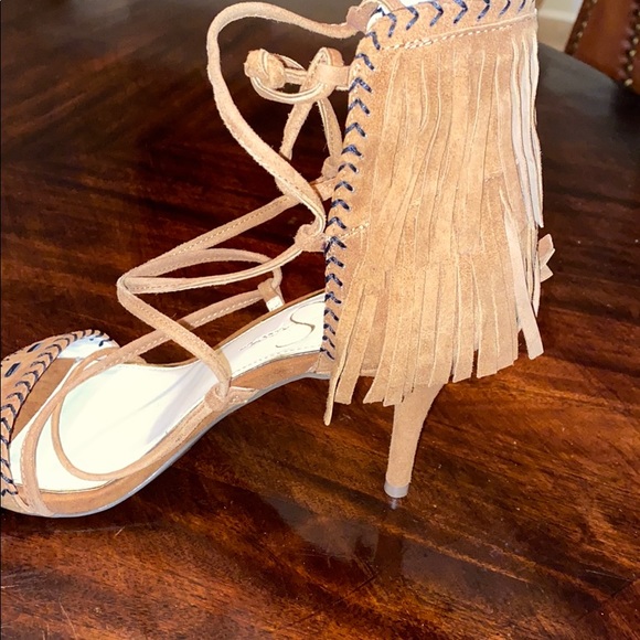 Jessica Simpson Lace Up heels - Picture 2 of 2